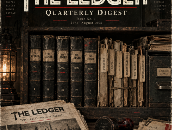 The Ledger  Quarterly Digest – Issue No. 1 – June–August 2026.